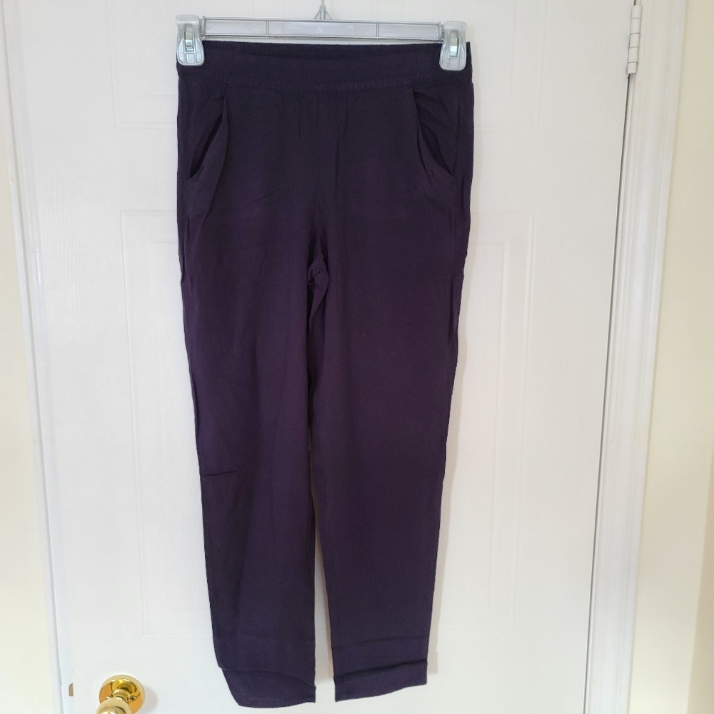 H&M Divided Pull-On Viscose Pants. Navy Blue. 2P.